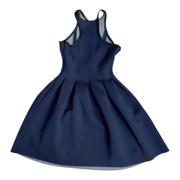Alexander Wang • Neoprene Pleated Skater Dress - Picture 2 of 8